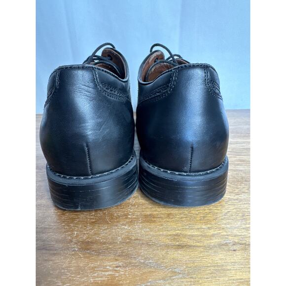 Johnston & Murphy Banning XC4 Sz 10.5 Black Leather Cap Toe Waterproof Calfskin - Picture 5 of 10